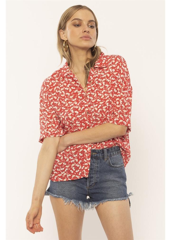 AMUSE BLOUSE MIAOU S/S WOVEN