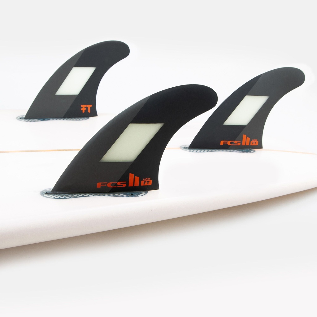 FCS II FT PC MEDIUM BLACK TRI RETAIL FINS