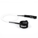 FCS 6' ALL ROUND ESSENTIAL LEASH WHITE/BLACK