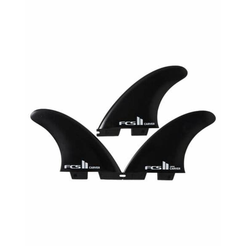 FCS II CARVER BLACK MEDIUM TRI RETAIL FINS