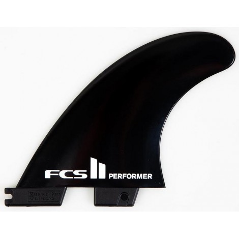 [FPER-BK01-SM-TS-R] FCS II PERFORMER BLACK SMALL TRI RETAIL FINS