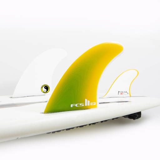 [FTCX-PG01-XL-TS-R] FCS II T&C PG TWIN+1 XLARGE YELLOW FADE RETAIL FINS