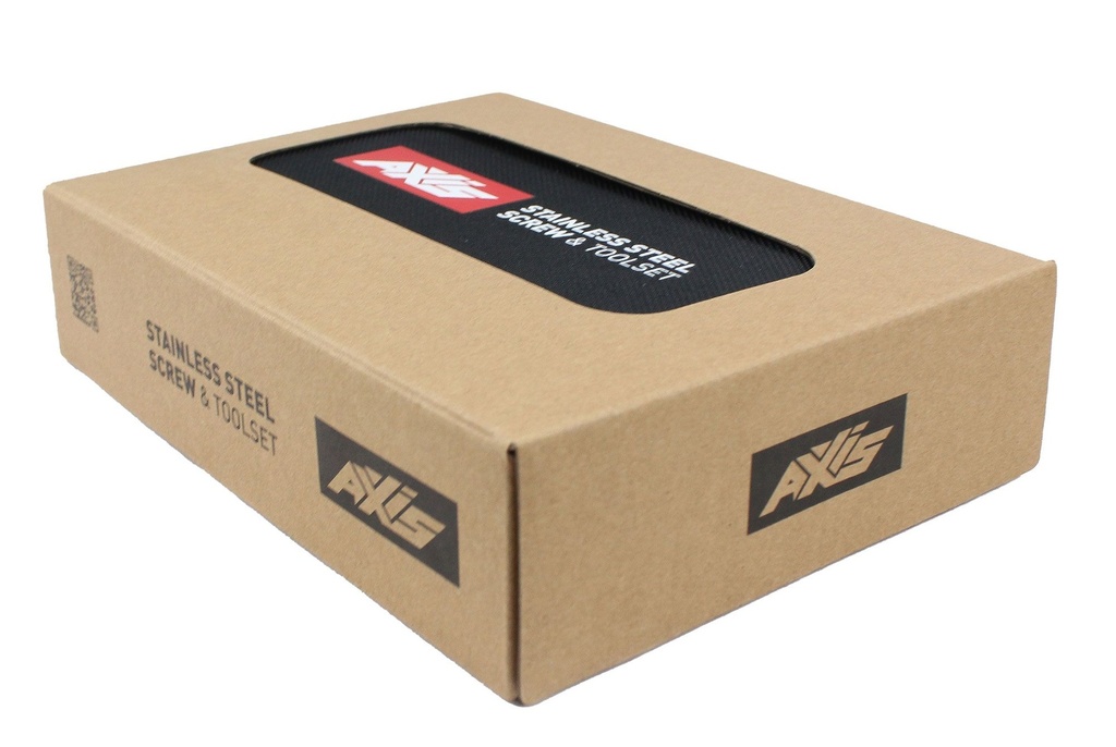 SCREWSET & TOOLSET BOX FOR AXIS S/K/B-SERIES