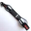 FCS 6' ALL ROUND ESSENTIAL LEASH FLAME RED