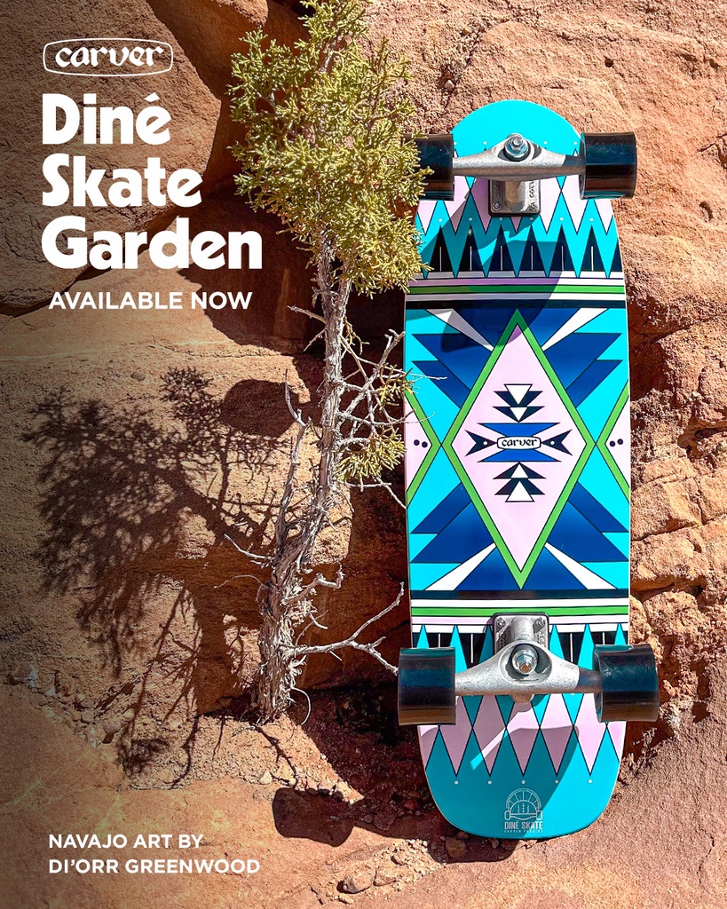 31.25'' DINE' SKATE GARDEN SURFSKATE C7 COMPLETE V4