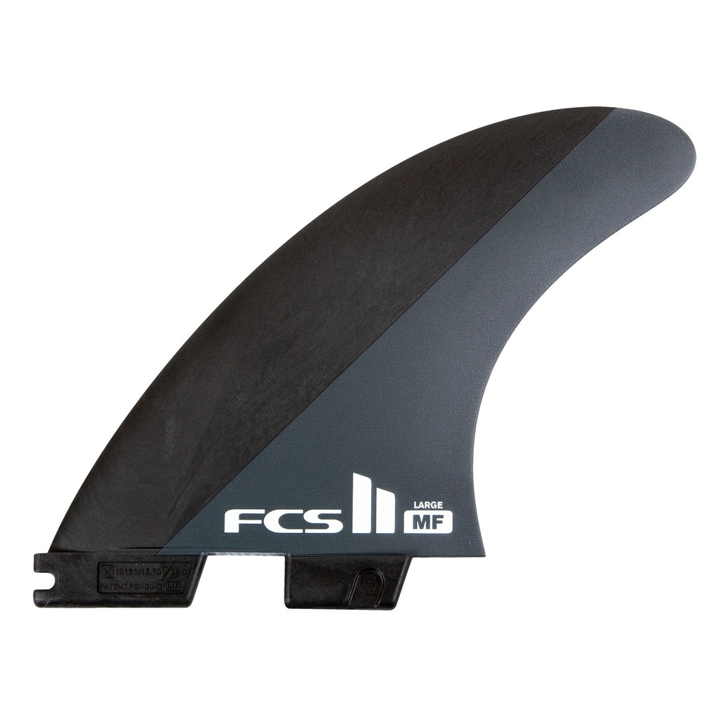 FCS II MF NEO CARBON BLACK/CHARCOAL LARGE TRI FINS