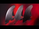 FCS II H4 MEDIUM SMOKE TRI RETAIL FINS