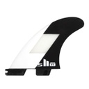 FCS II FT PC MEDIUM OFF WHITE/BLACK TRI RETAIL FINS