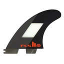 FCS II FT PC MEDIUM BLACK TRI RETAIL FINS
