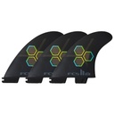 FCS II CI PC MEDIUM BLACK TRI RETAIL FINS