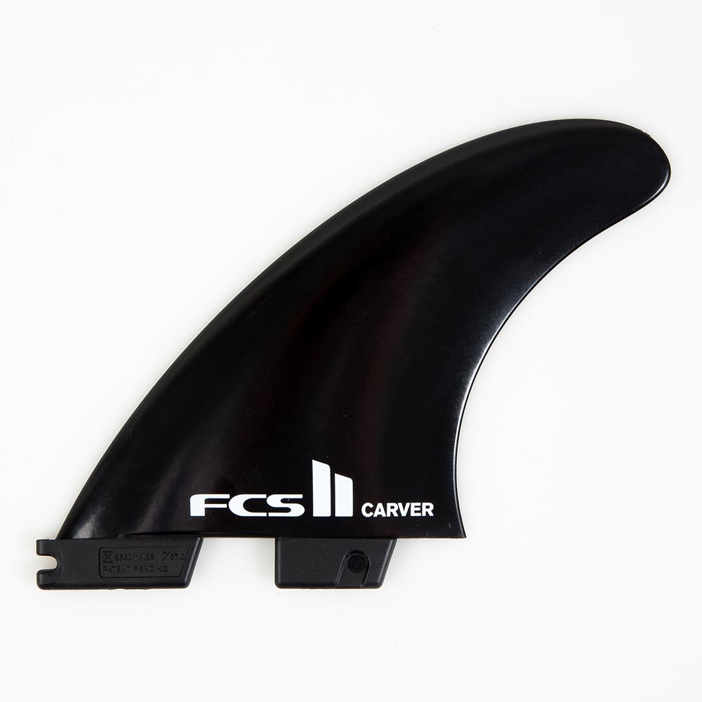 FCS II CARVER BLACK MEDIUM TRI RETAIL FINS