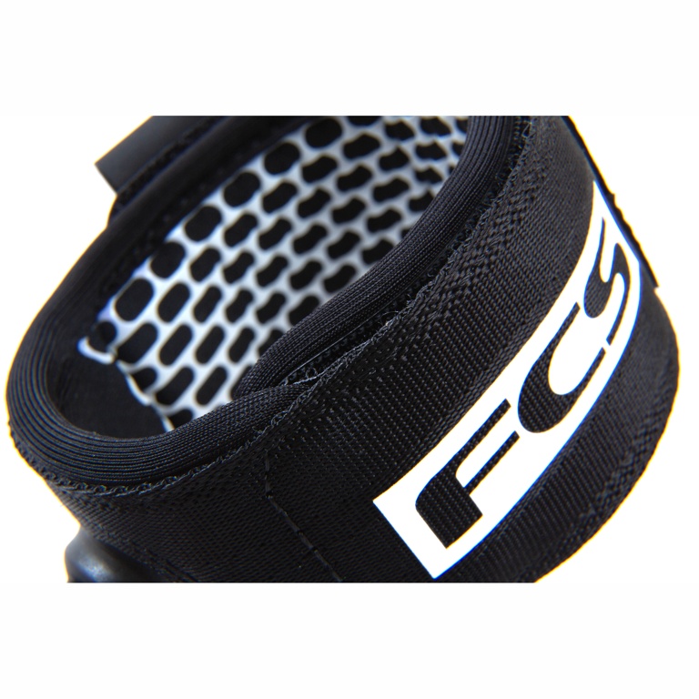 FCS 6' ALL ROUND ESSENTIAL LEASH WHITE/BLACK