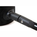FCS 6' ALL ROUND ESSENTIAL LEASH WHITE/BLACK