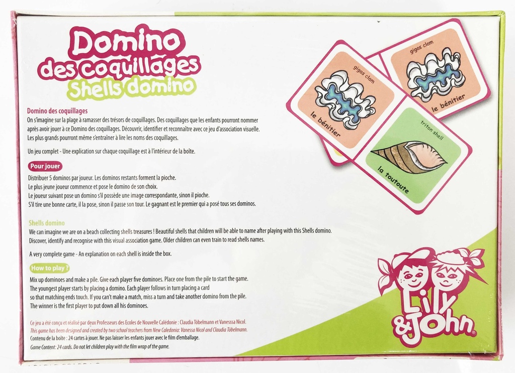 DOMINO DES COQUILLAGES 