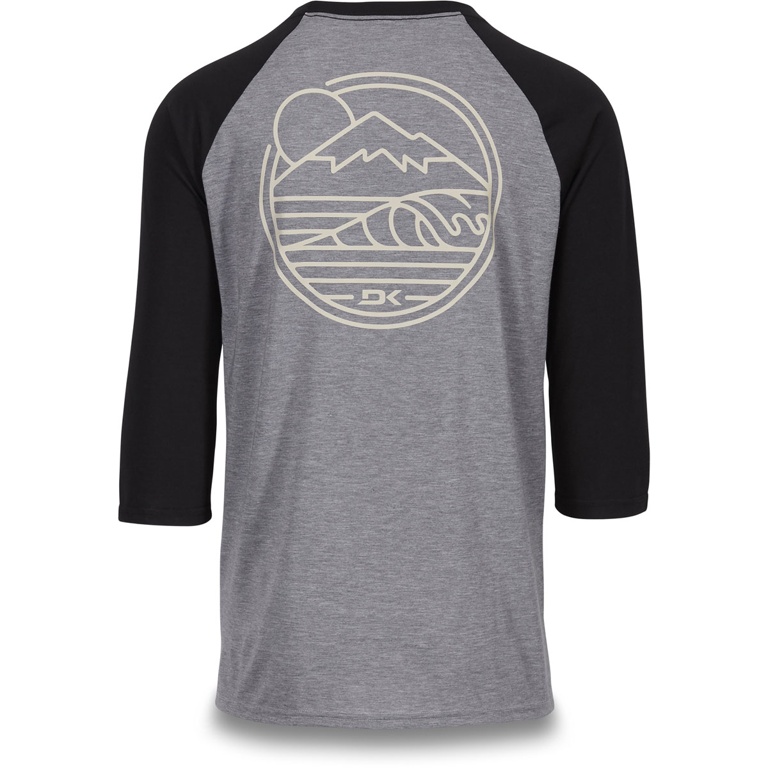DAKINE BIKE TS 3/4 WELL ROUNDED RAGLAN TECH T