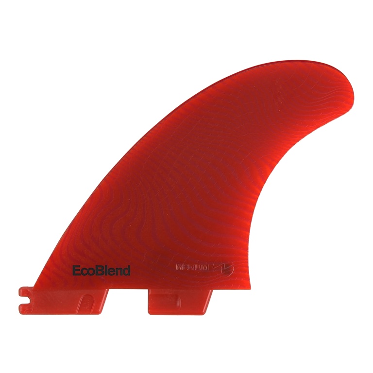 FCS II ACCELERATOR NEO GLASS LARGE RED TRI FINS