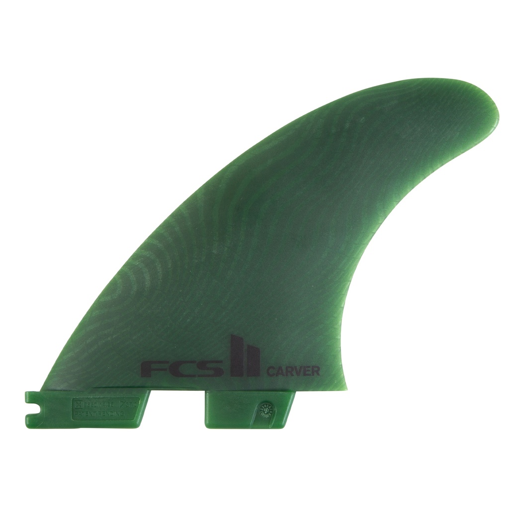 FCS II CARVER NEO GLASS MEDIUM SAGE TRI FINS