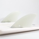 FCS II RETRO KEEL PG BLACK TWIN RETAIL FINS