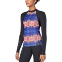 DAKINE LYCRA LS WOMEN'S FLOW PRINT SNUG FIT