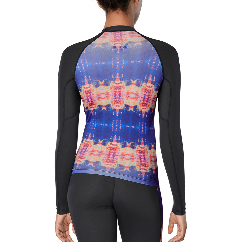 DAKINE LYCRA LS WOMEN'S FLOW PRINT SNUG FIT