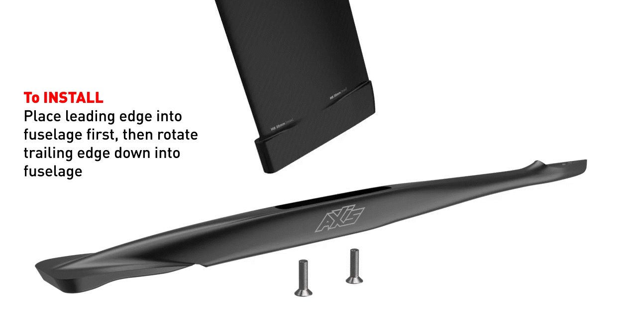 POWER CARBON FOIL MAST & BASE PLATE