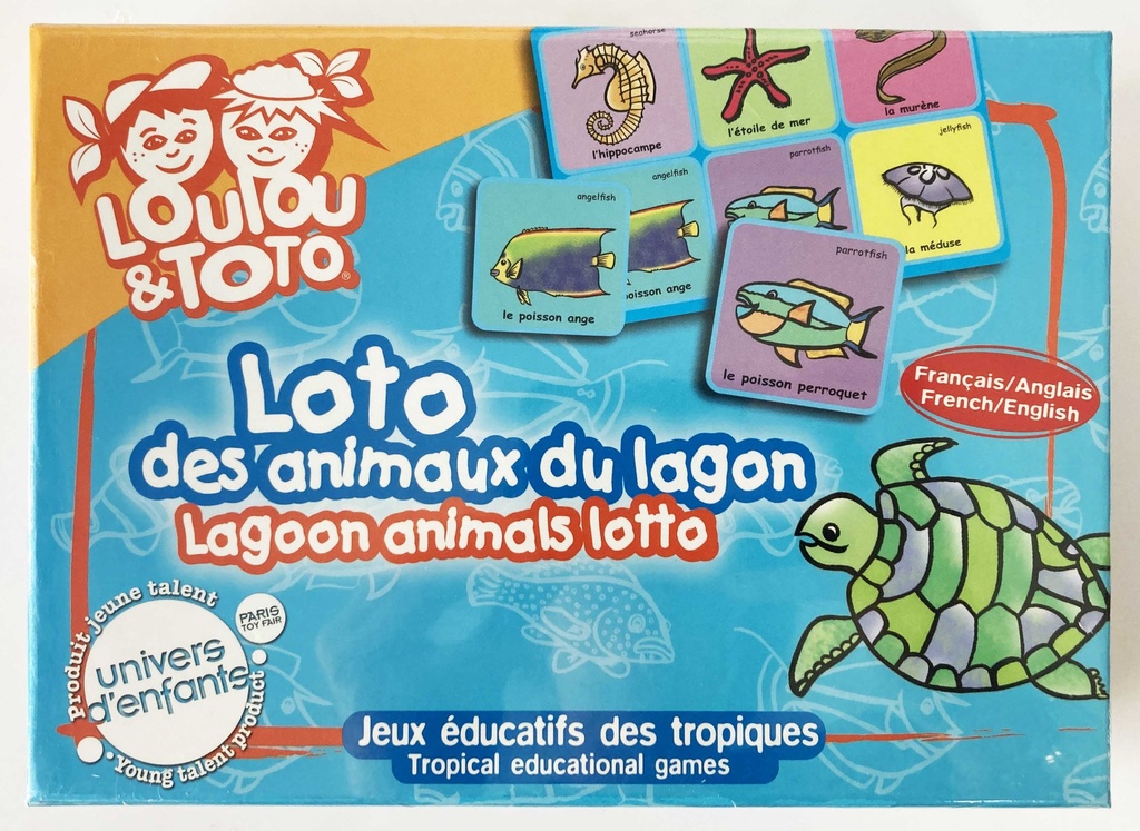 LOTO DES ANIMAUX DU LAGON