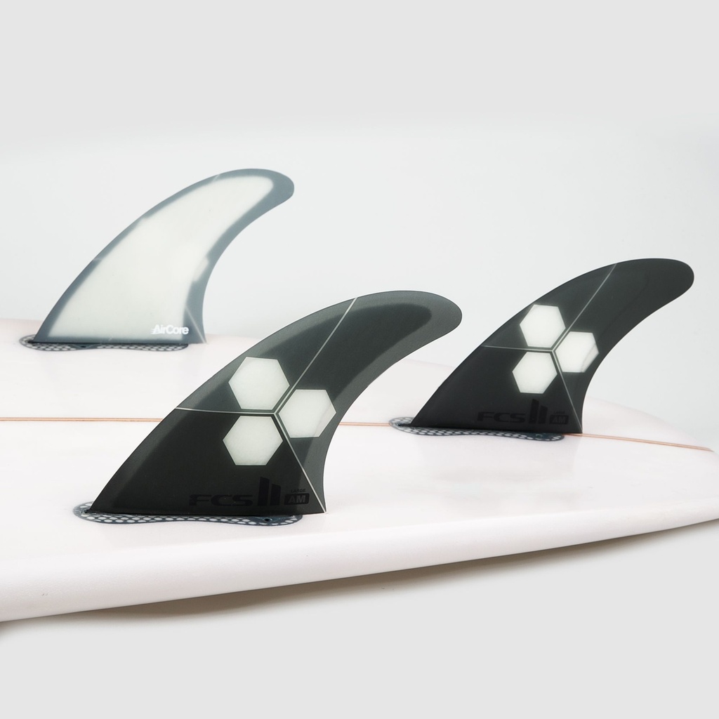FCS II AM PC LARGE GREY TRI RETAIL FINS