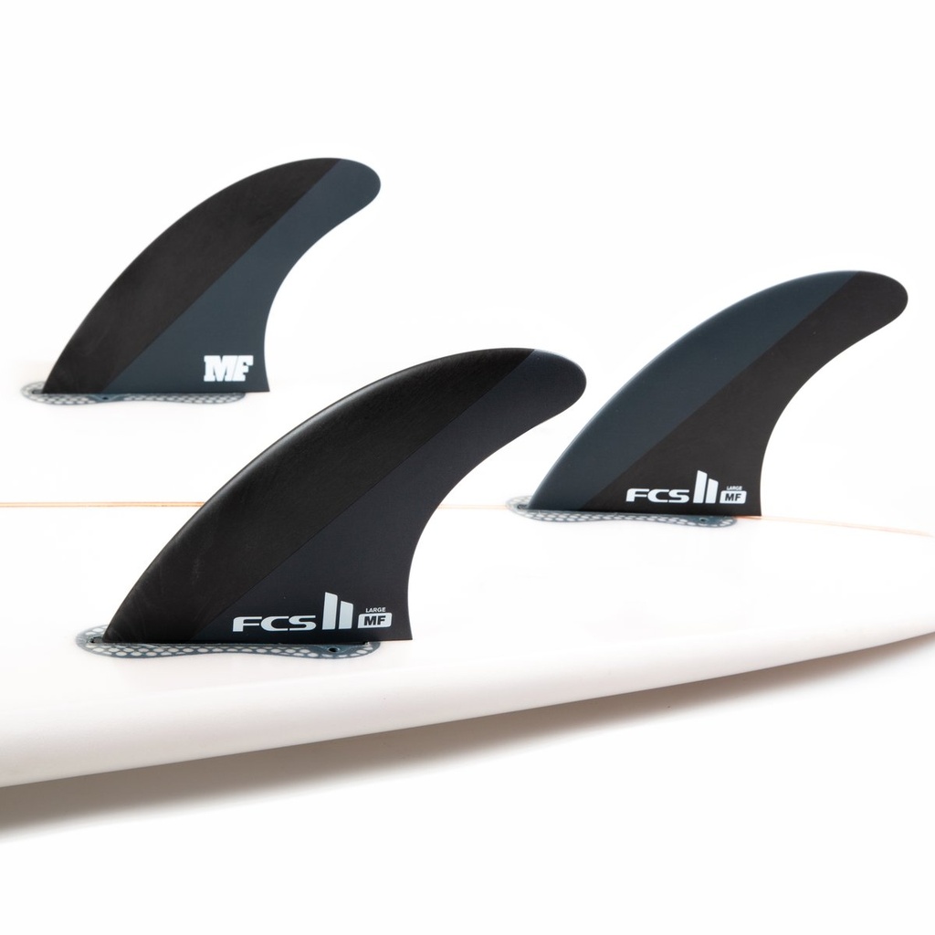 FCS II MF NEO CARBON BLACK/CHARCOAL LARGE TRI FINS