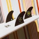 FCS II CI PC MEDIUM BLACK TRI RETAIL FINS