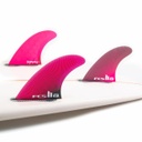 FCS II SF PC MEDIUM PINK TRI RETAIL FINS