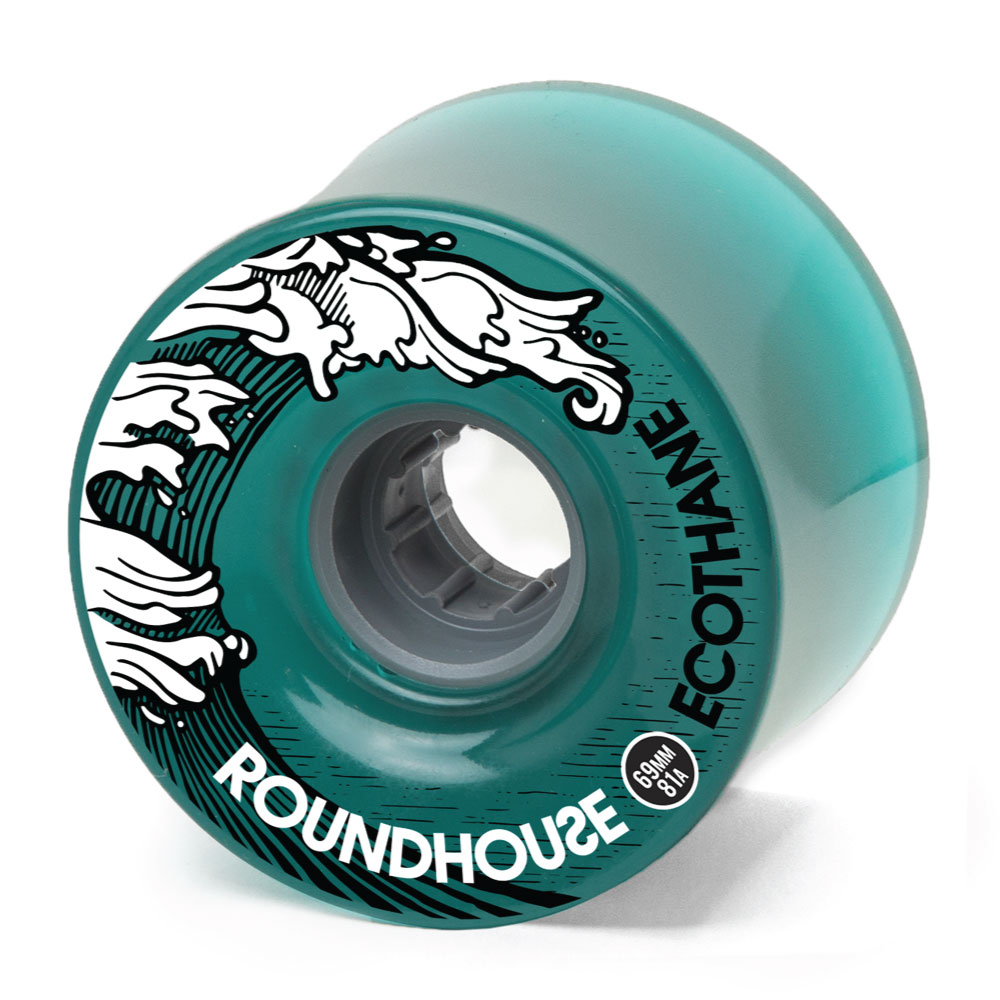 ROUNDHOUSE BY CARVER ECO-CON WHEEL - 69MM 81A AQUA (SET OF 4)