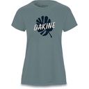 WOMEN'S ABSTRACT PALM SS