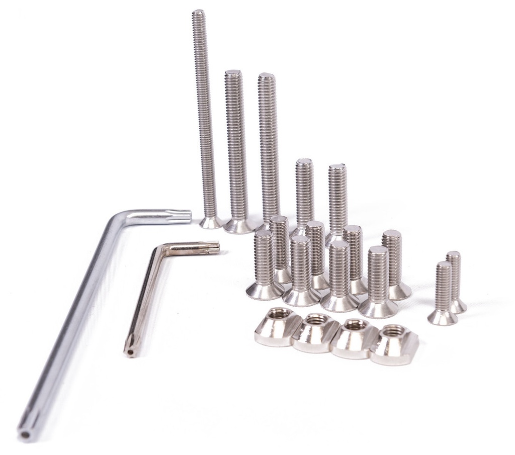 SCREWSET & TOOLSET FOR AXIS S/K/B-SERIES
