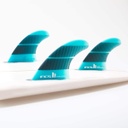 FCS II PERFORMER NEO GLASS XSMALL TEAL GRADIENT TRI FINS
