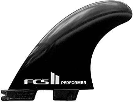 FCS II PERFORMER BLACK MEDIUM TRI RETAIL FINS