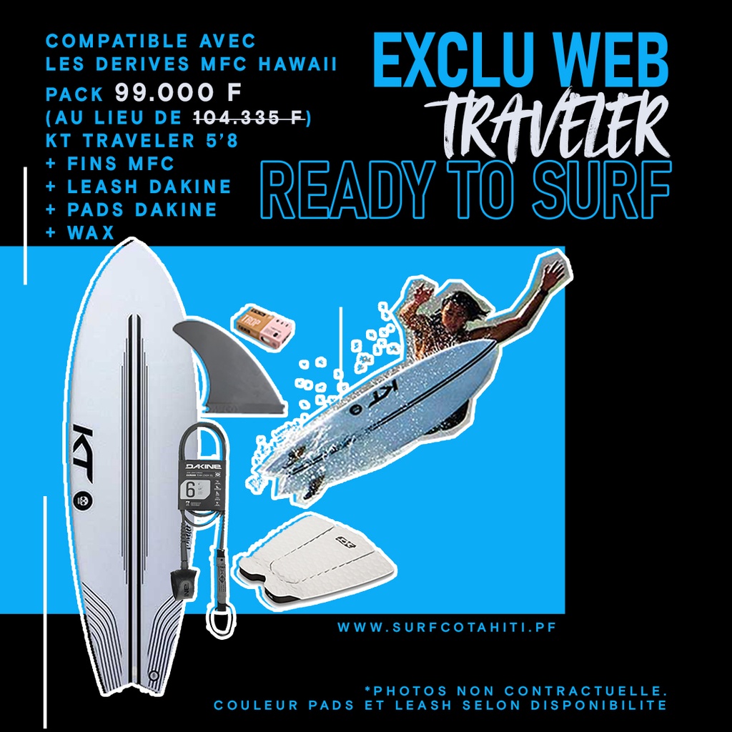SURF PACK - KT TRAVELER 5'8-31L