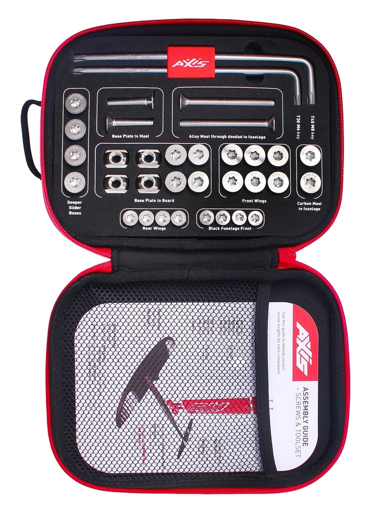 SCREWSET & TOOLSET BOX FOR AXIS S/K/B-SERIES