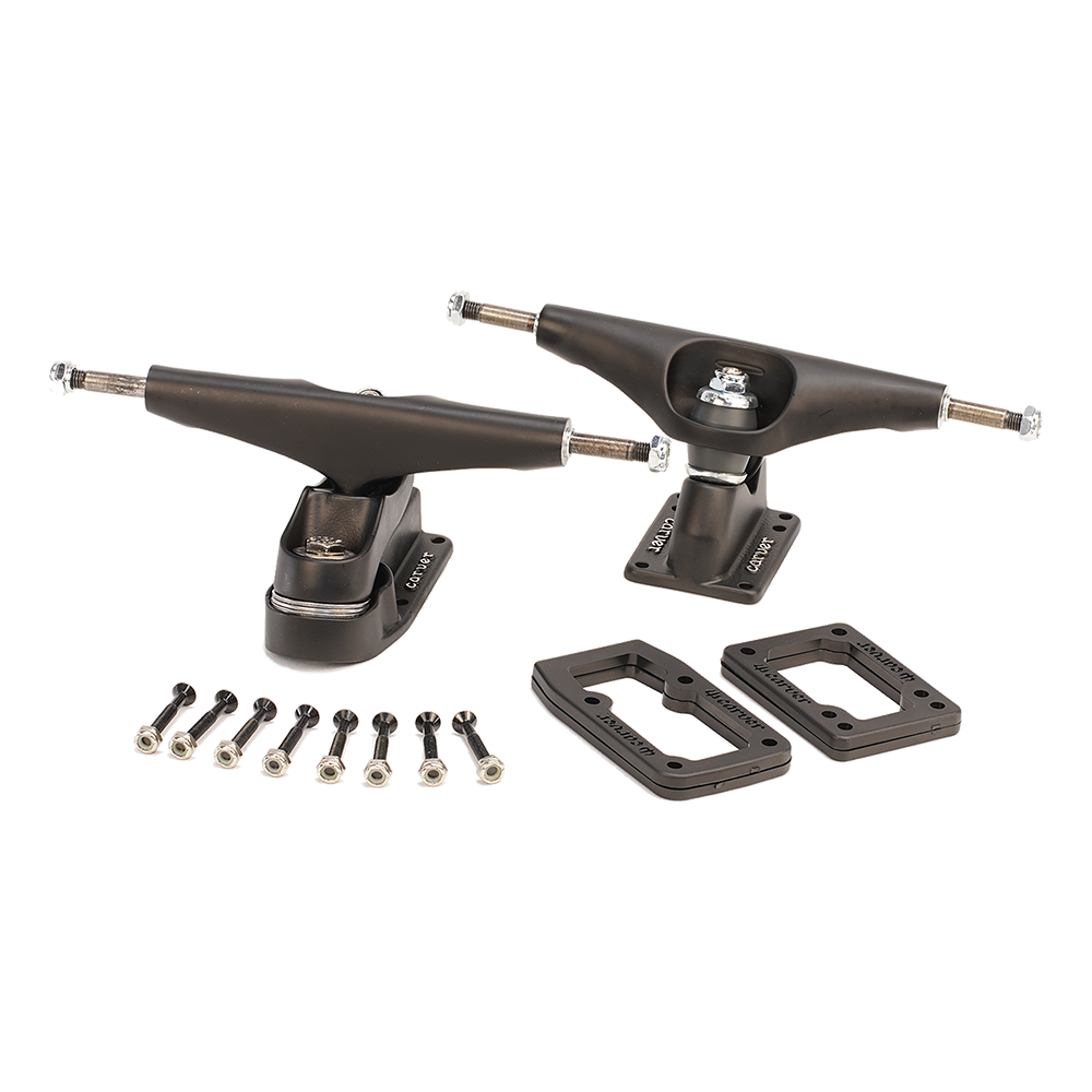 C7 SURFSKATE TRUCK SET - COAL SATIN  - HOLLOW