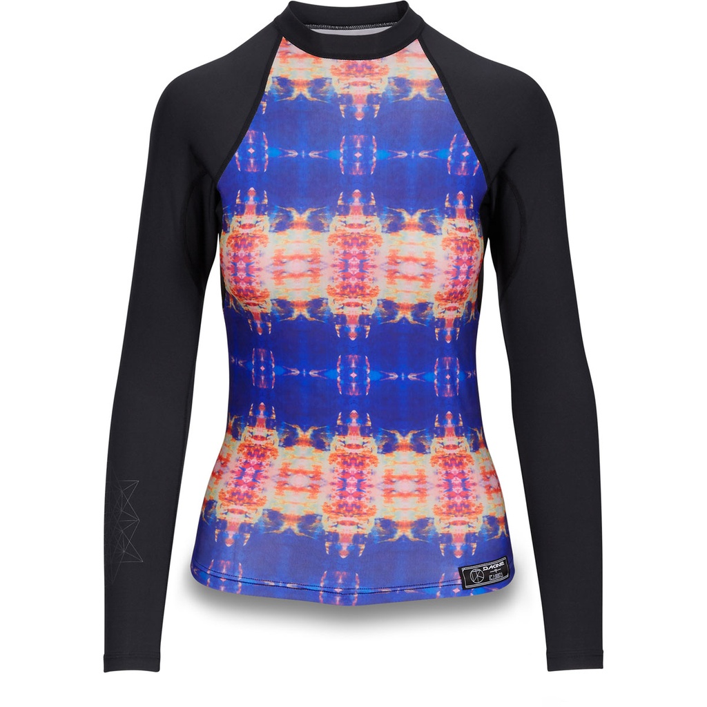 DAKINE LYCRA LS WOMEN'S FLOW PRINT SNUG FIT