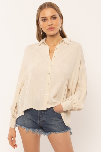 AMUSE BLOUSE MAYA BAY L/S WOVEN