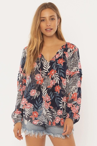 SISSTR BLOUSE CAPETOWN L/S WVN