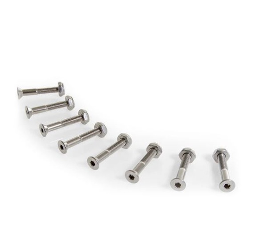 [HWHD08-114SS] HARDWARE SET STAINLESS STEEL 1 1/4'