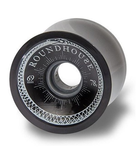 [R1031732048] ROUNDHOUSE BY CARVER CON GRIP WHEEL - 69MM 78A SMOKE (SET OF 4)