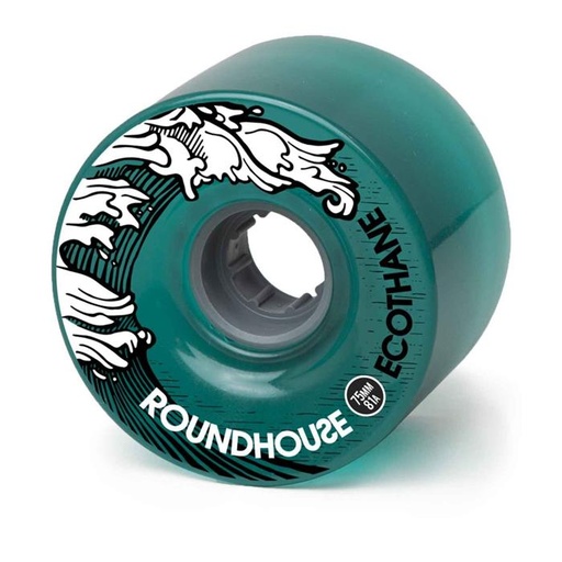 [R1031634047] ROUNDHOUSE BY CARVER ECO-MAG WHEEL - 75MM 81A AQUA (SET OF 4)