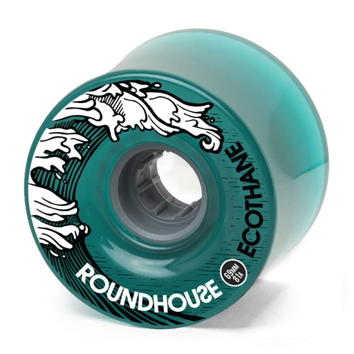 [R1031632049] ROUNDHOUSE BY CARVER ECO-CON WHEEL - 69MM 81A AQUA (SET OF 4)