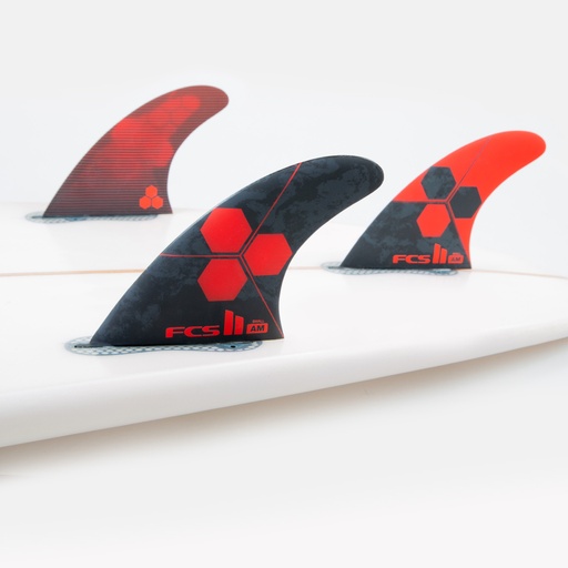[FAMS-PC04-SM-TS-R] FCS II AM PC SMALL RED TRI RETAIL FINS