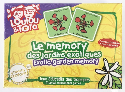[JEU123] LE MEMORY DES JARDINS EXOTIQUES 