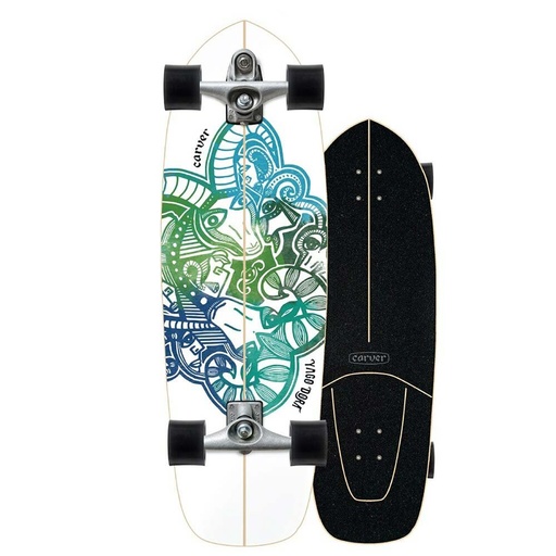 [C1013011096] 30.75" YAGO SKINNY GOAT SURFSKATE C7 COMPLETE V1
